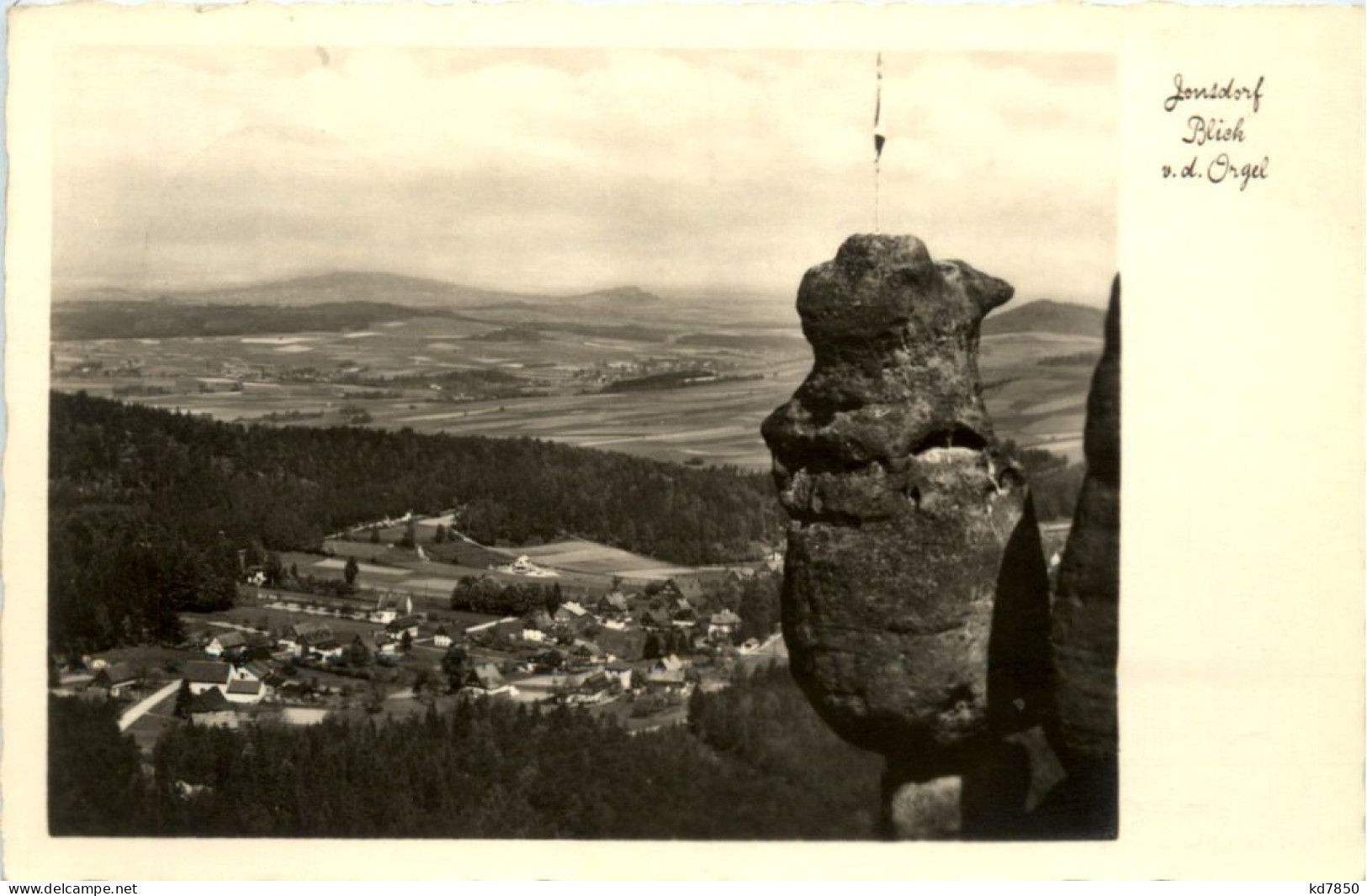 Kurort Jonsdorf, Blick V.d. Orgel - Jonsdorf