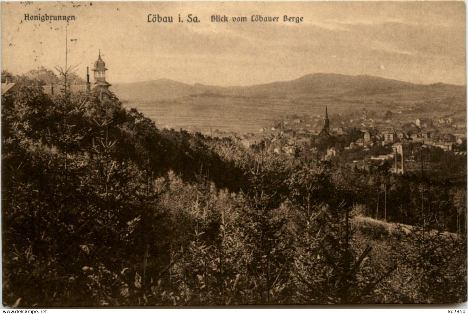 Löbau, Honigbrunnen, Blick Vom Löbauer Berge - Loebau