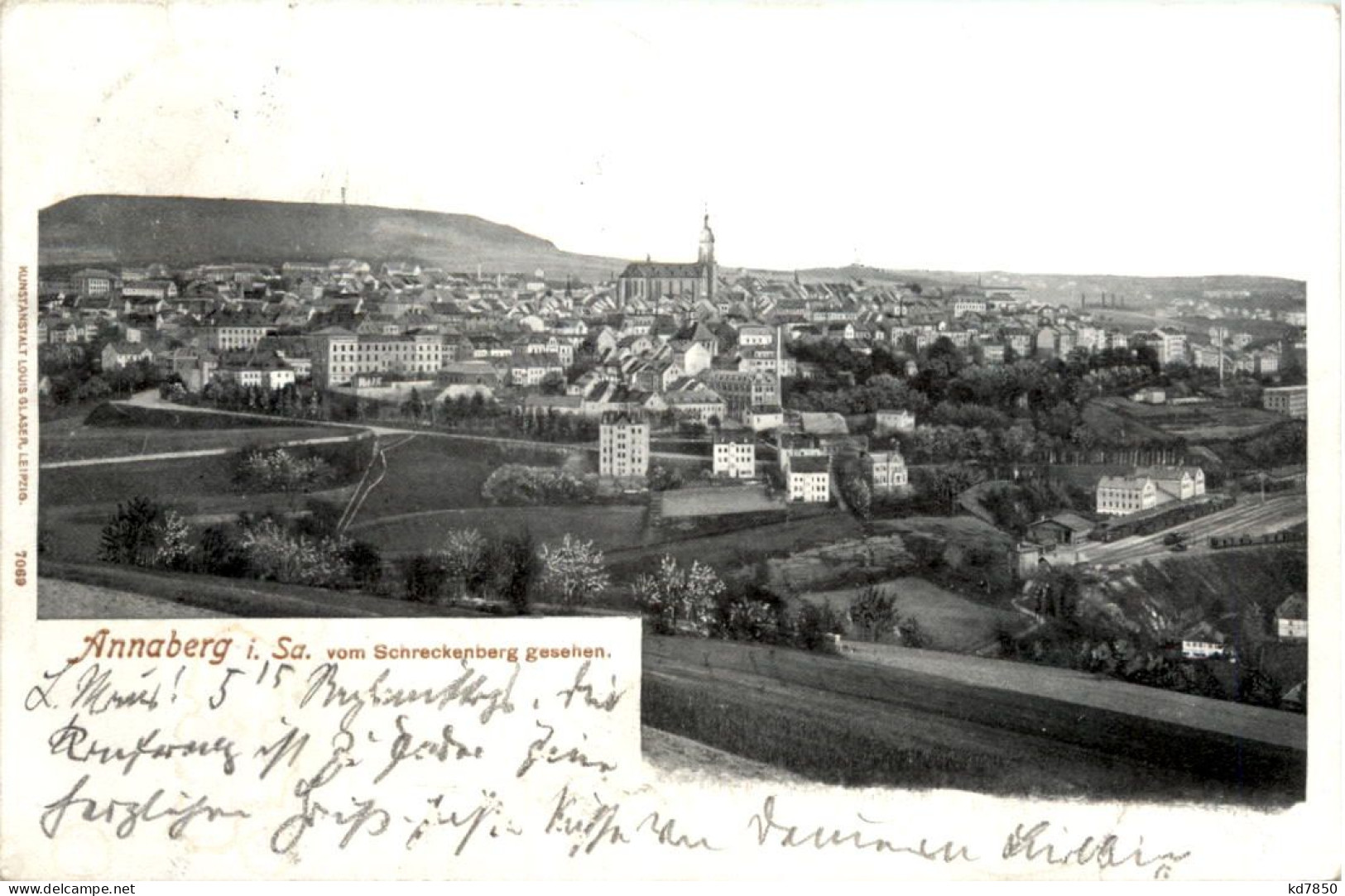 Annaberg-Buchholz I. Erzgeb., Vom Schreckenberg Gesehen - Annaberg-Buchholz