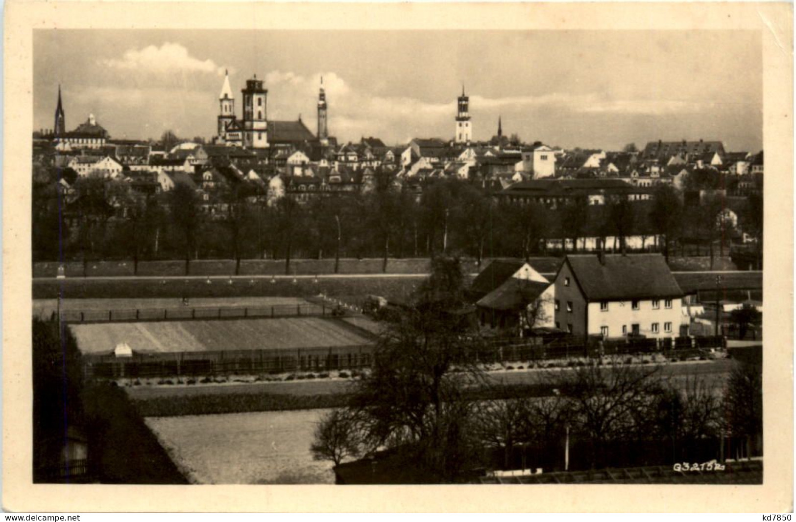 Zittau, Stadtansicht V. Süden - Zittau