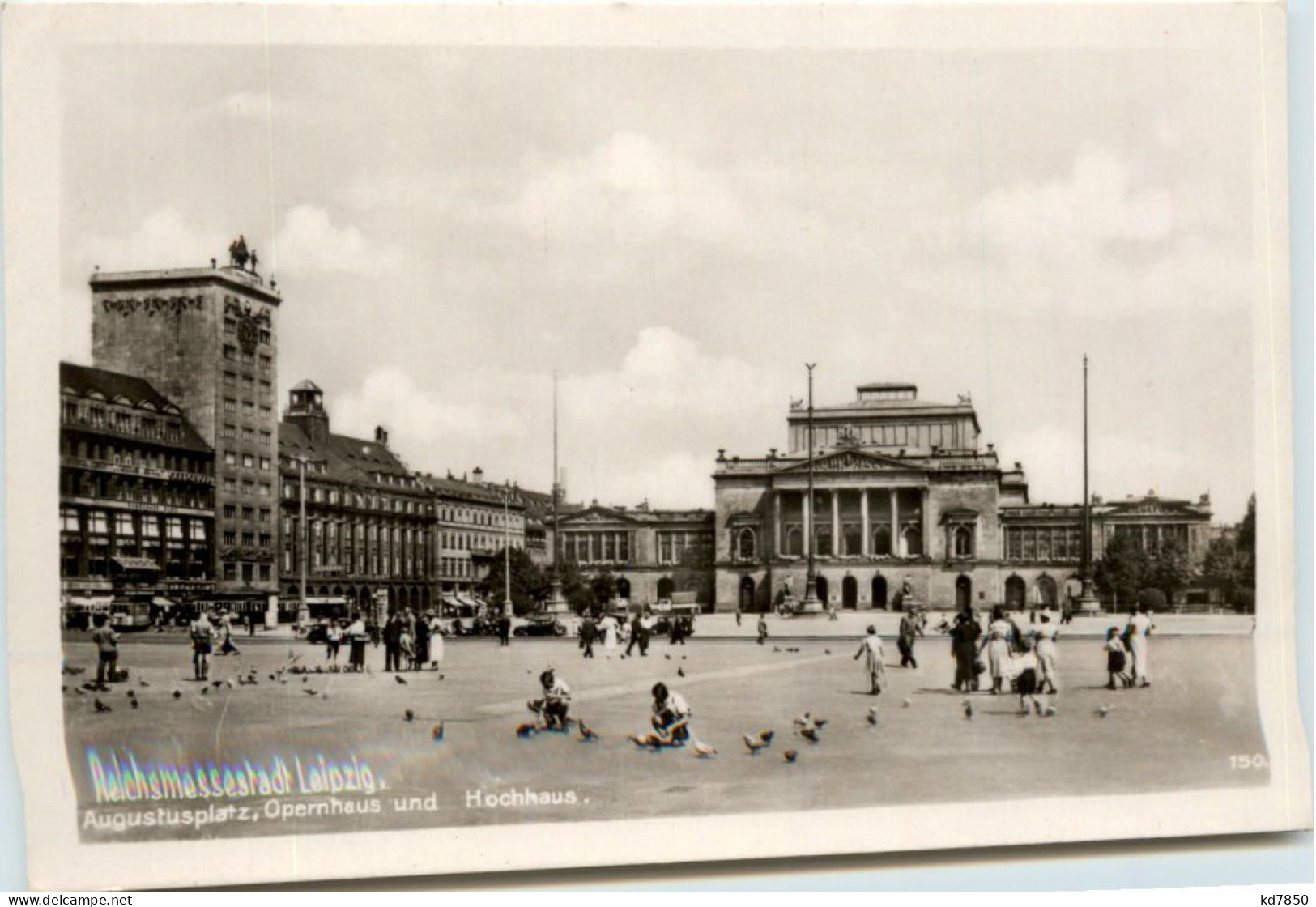 Leipzig, Augustusplatz, Opernhaus Und Hochhaus - Leipzig