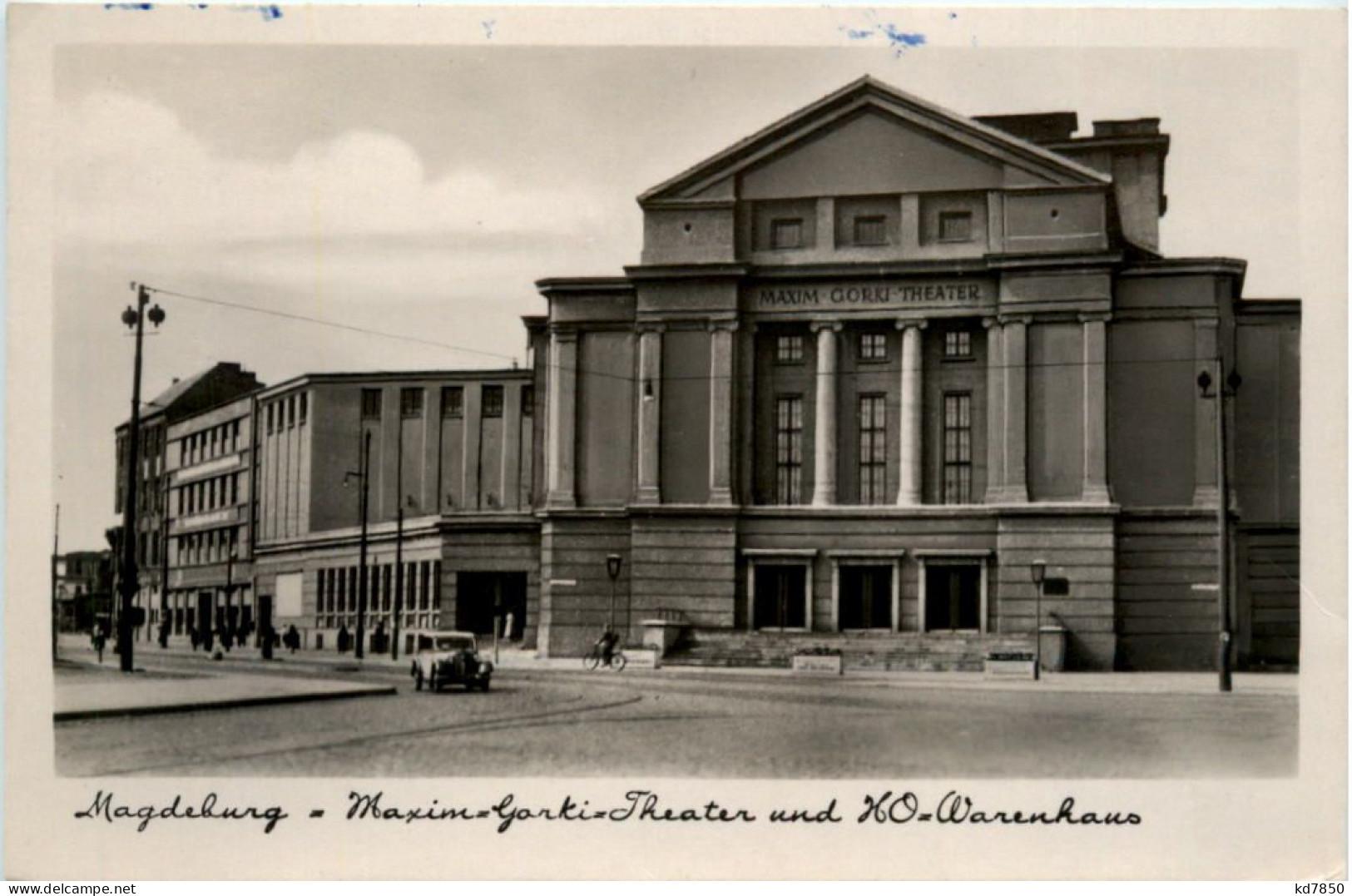 Magdeburg, Maxim-Gorki-Theater Und HO-Warenhaus - Magdeburg