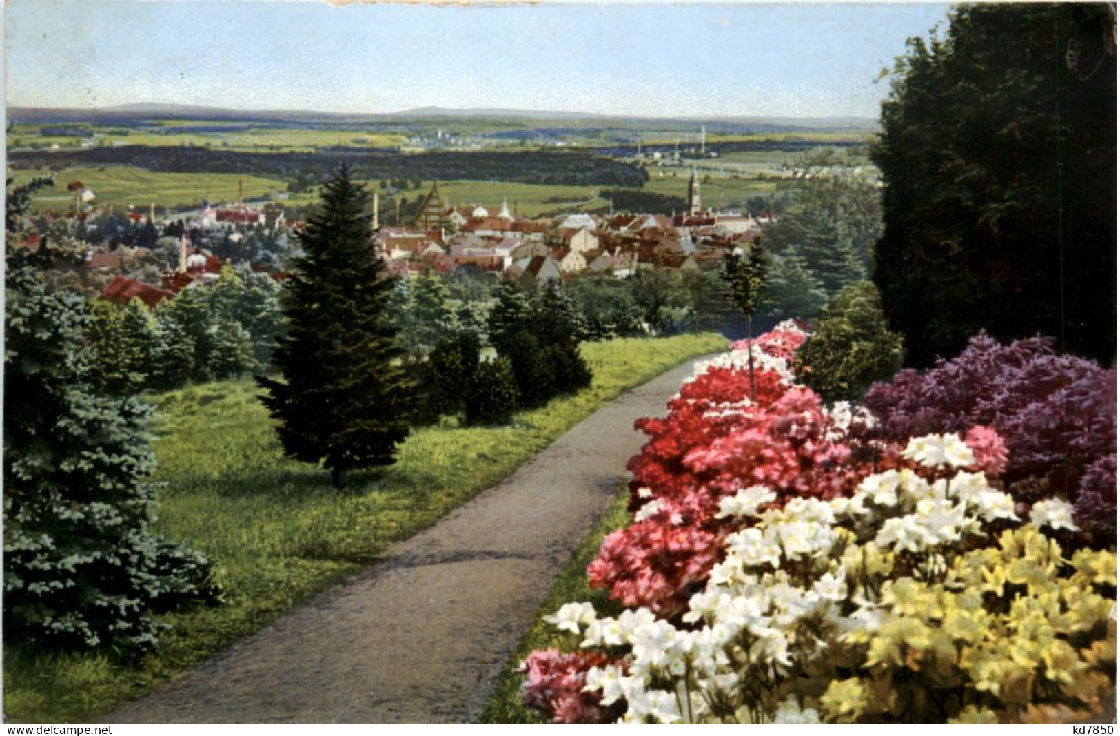 Kamenz, Blick Vom Hutberg, Azaleen Anlagen - Kamenz