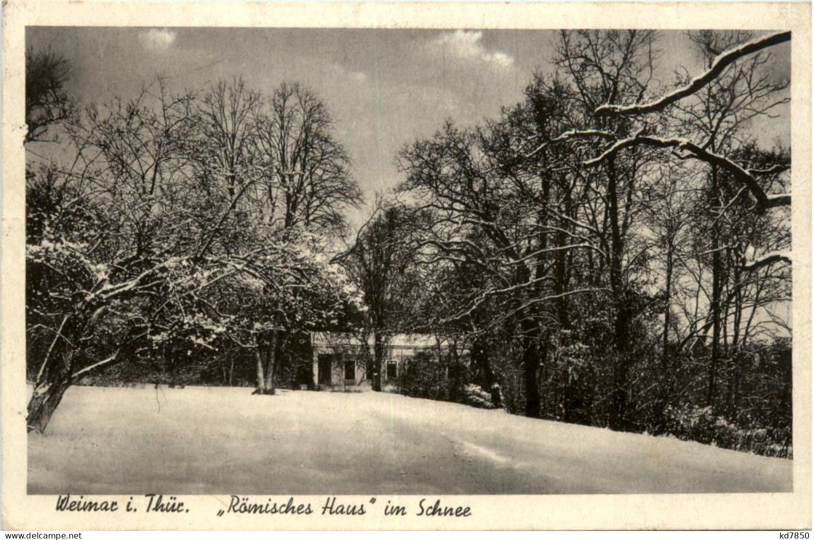 Weimar, Römisches Haus Im Schnee - Weimar