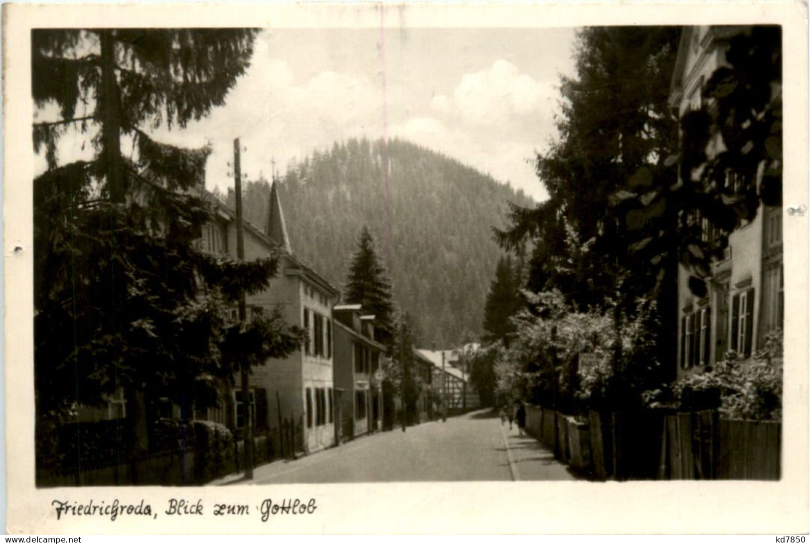 Friedrichroda, Blick Zum Gottlob - Friedrichroda