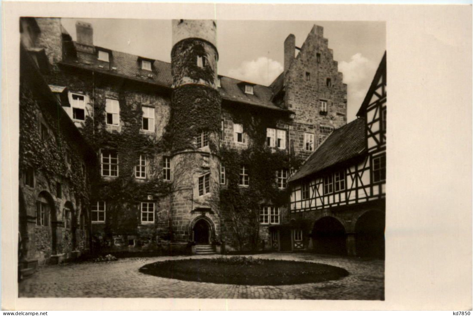 Römhild/Thür., SchlossGlücksburg, Innenhof - Hildburghausen