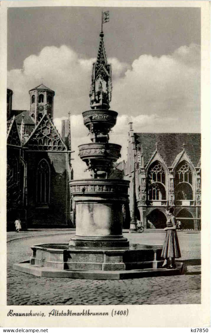 Braunschweig, Altstadtmarktbrunnen - Braunschweig