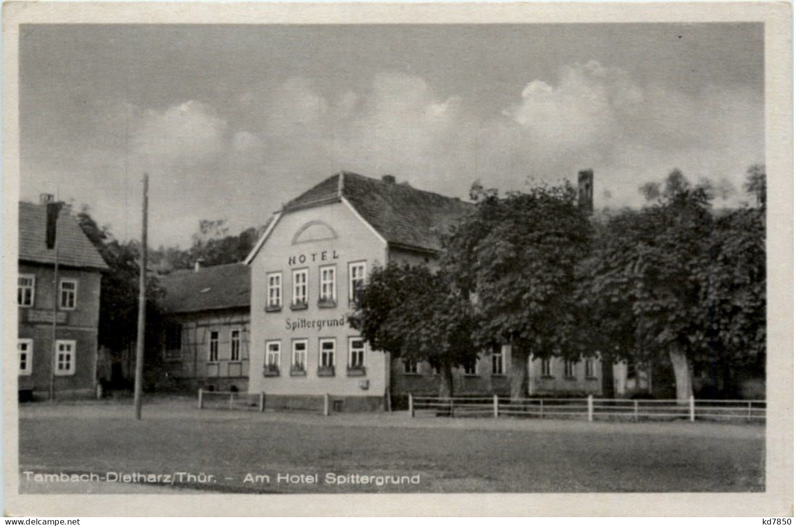 Tambach - Dietharz, Am Hotel Spittergrund - Tambach-Dietharz