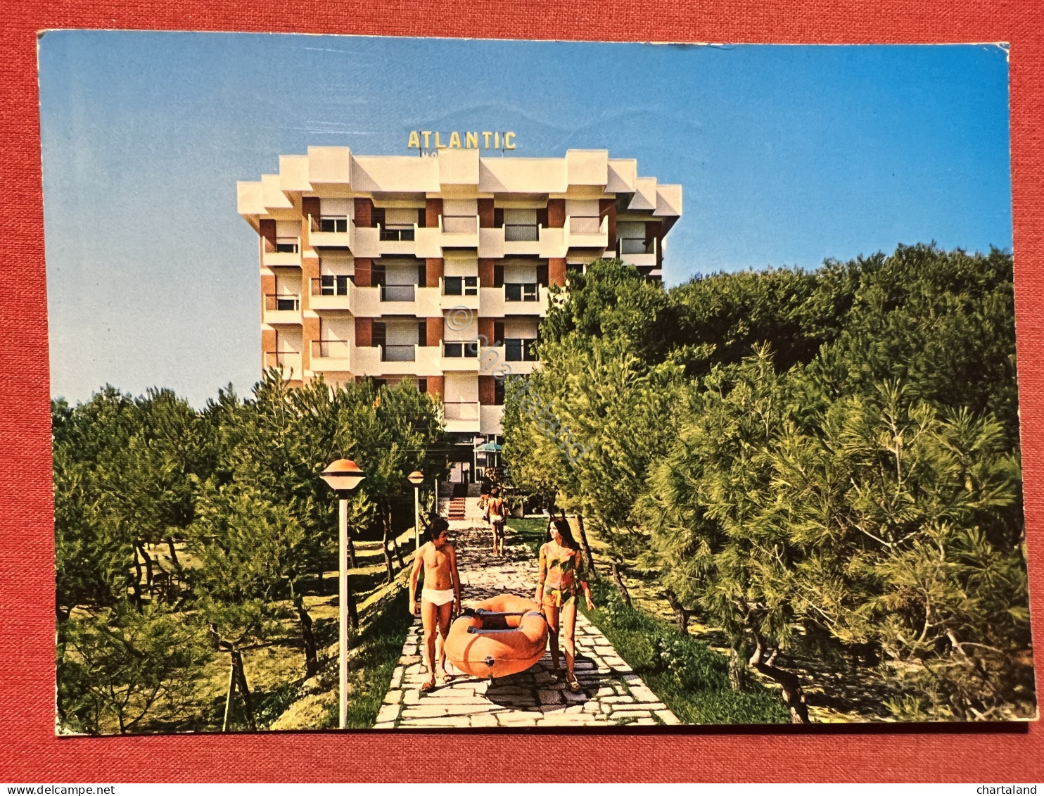 Cartolina - Hotel Atlantic - Giulianova Lido ( Teramo ) - 1974 - Teramo