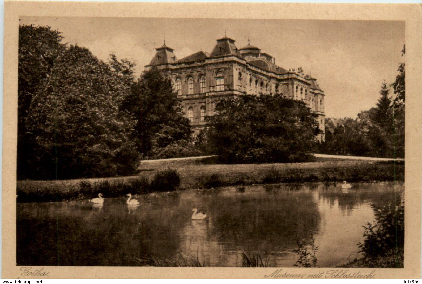 Gotha, Museum Mit Schlossteich - Gotha