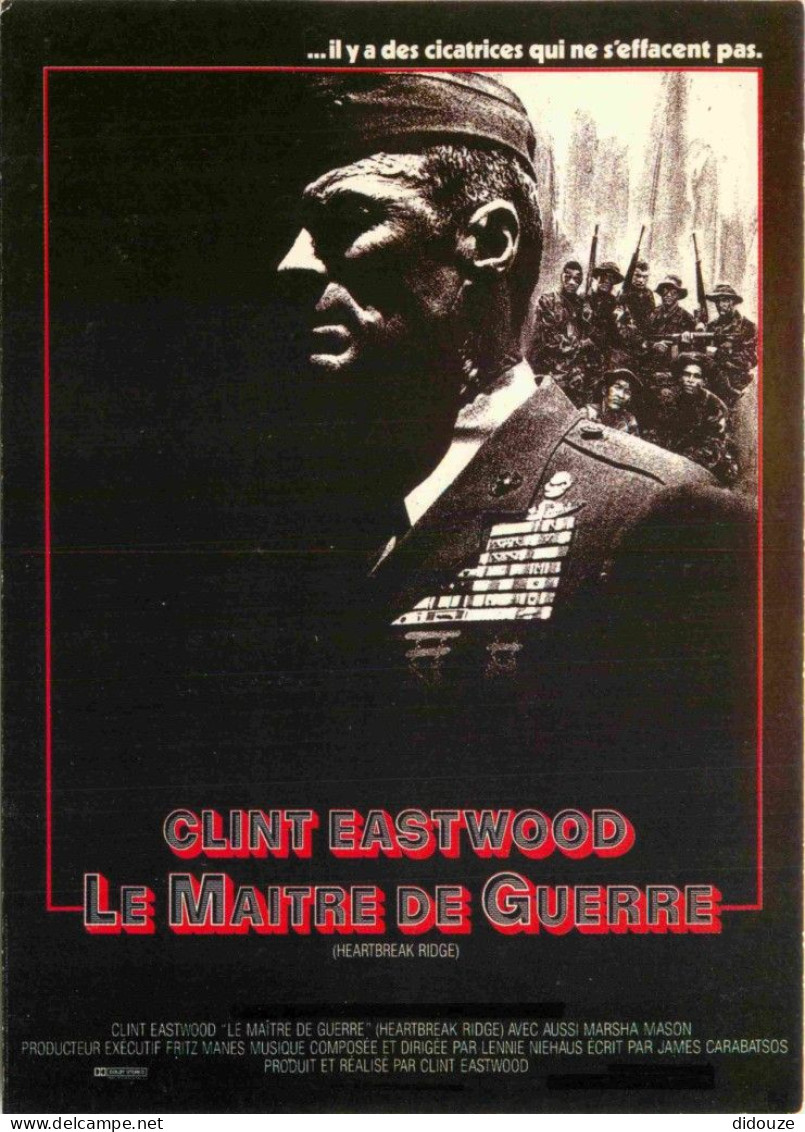 Cinema - Affiche De Film - Le Maitre De Guerre - Clint Eastwood - CPM - Carte Neuve - Voir Scans Recto-Verso - Affiches Sur Carte