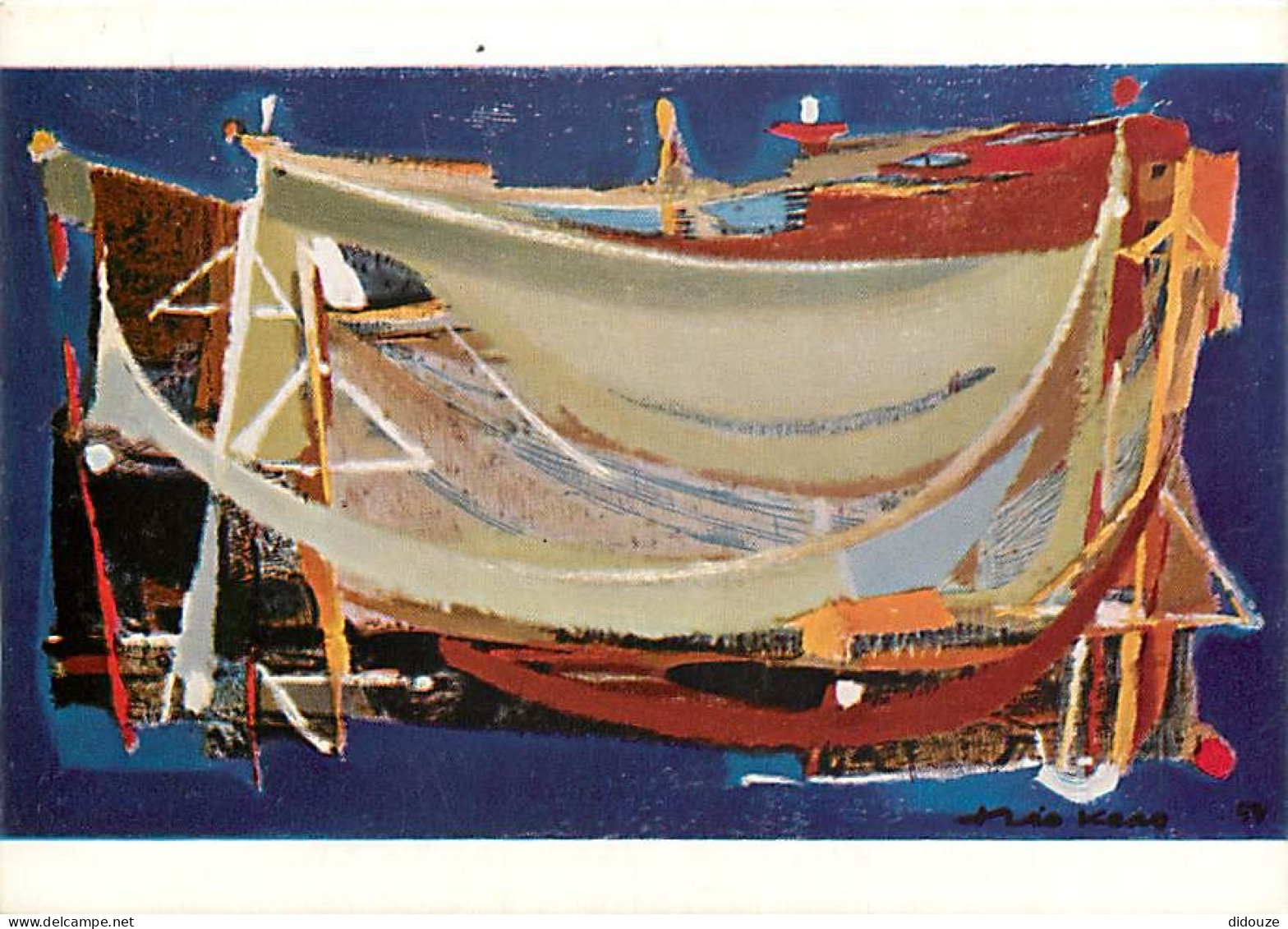 Art - Peinture - Théo Kerg - Avant La Nuit - 1953 - Carte Neuve - CPM - Voir Scans Recto-Verso - Malerei & Gemälde