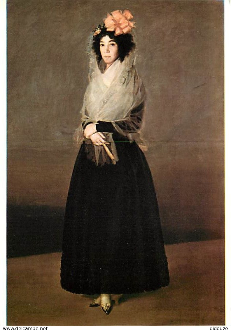 Art - Peinture - Francisco De Goya - Portrait De La Marquise De Solana - Carte Neuve - CPM - Voir Scans Recto-Verso - Malerei & Gemälde