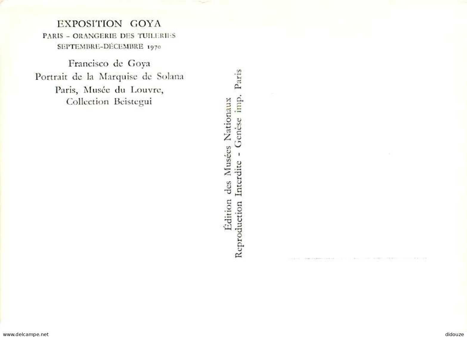 Art - Peinture - Francisco De Goya - Portrait De La Marquise De Solana - Carte Neuve - CPM - Voir Scans Recto-Verso - Malerei & Gemälde