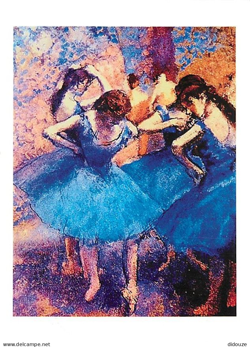 Art - Peinture - Edgar Degas - Dancers In Blue - Danseuses En Bleu - Carte Neuve - CPM - Voir Scans Recto-Verso - Malerei & Gemälde