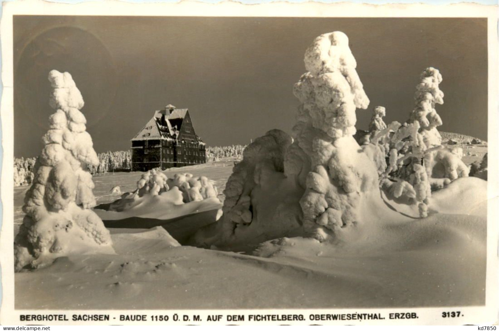 Oberwiesenthal, Berghotel Sachsen-Baude Auf Dem Fichtelberg - Oberwiesenthal