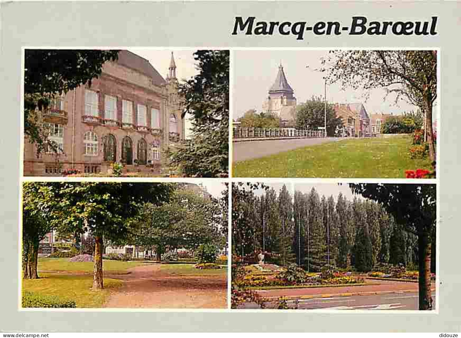 59 - Marcq En Baroeul - Multivues - Flamme Postale - CPM - Voir Scans Recto-Verso - Marcq En Baroeul