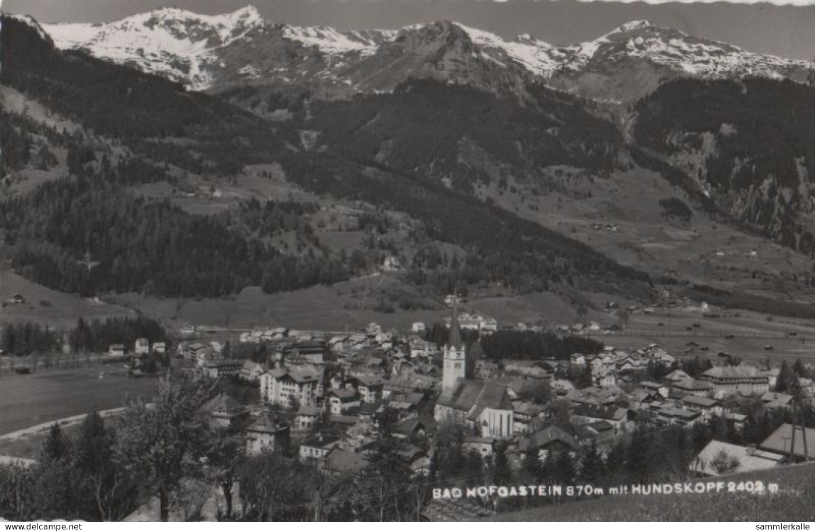 84414 - Österreich - Bad Hofgastein - Mit Hundskopf - 1963 - Bad Hofgastein