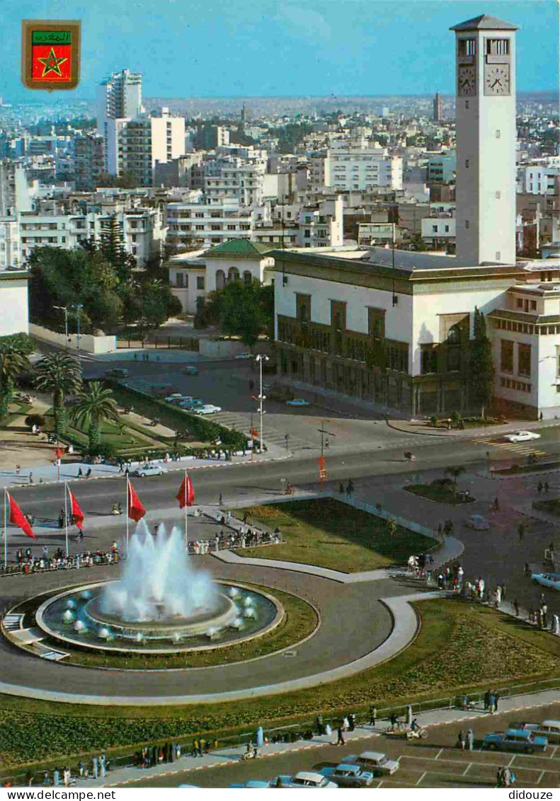 Maroc - Casablanca - Fontaine Lumineuse Et Musicale - Place Des Nations Unies - CPM - Carte Neuve - Voir Scans Recto-Ver - Casablanca