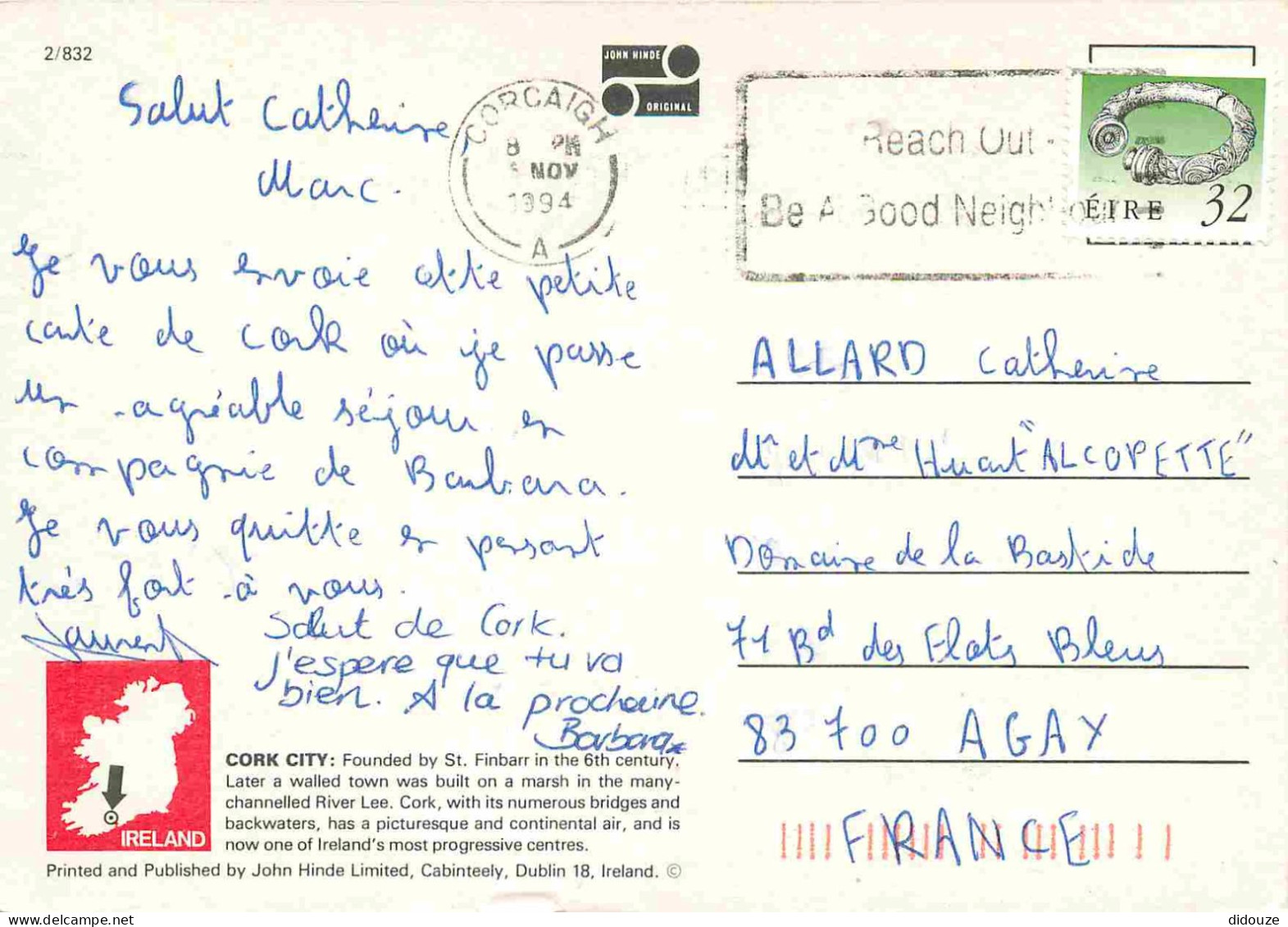 Irlande - Cork - Cork City - Multivues - CPM - Voir Scans Recto-Verso - Cork