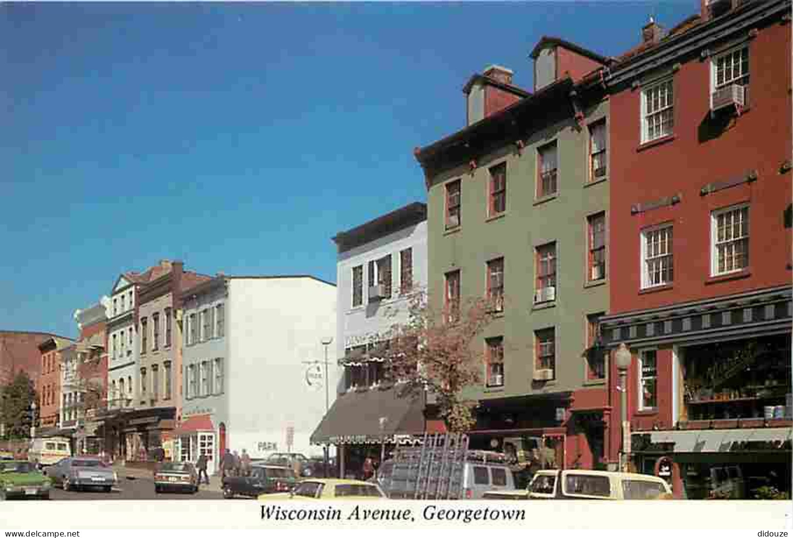 Etats Unis - Georgetown - Wisconsin Avenue - Automobiles - Carte Neuve - CPM - Voir Scans Recto-Verso - Otros & Sin Clasificación