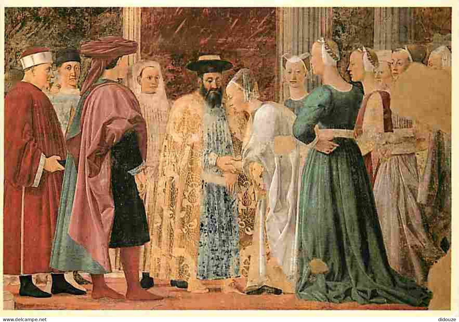 Art - Peinture - Piero Della Francesca - L'incontro Di Salomone Con La Regina Di Saba - CPM - Voir Scans Recto-Verso - Pittura & Quadri