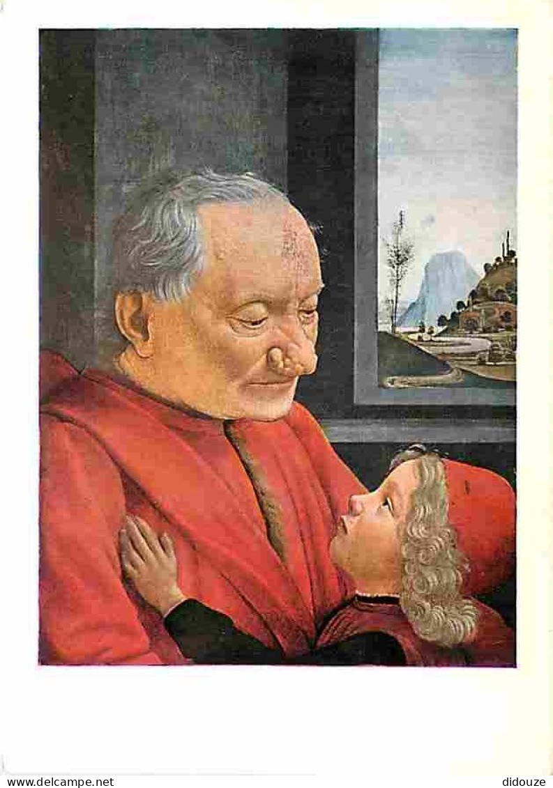 Art - Peinture - Domenico Girllandajo - Portrait D'unvieillard Et De Son Petit Fils - CPM - Voir Scans Recto-Verso - Pittura & Quadri