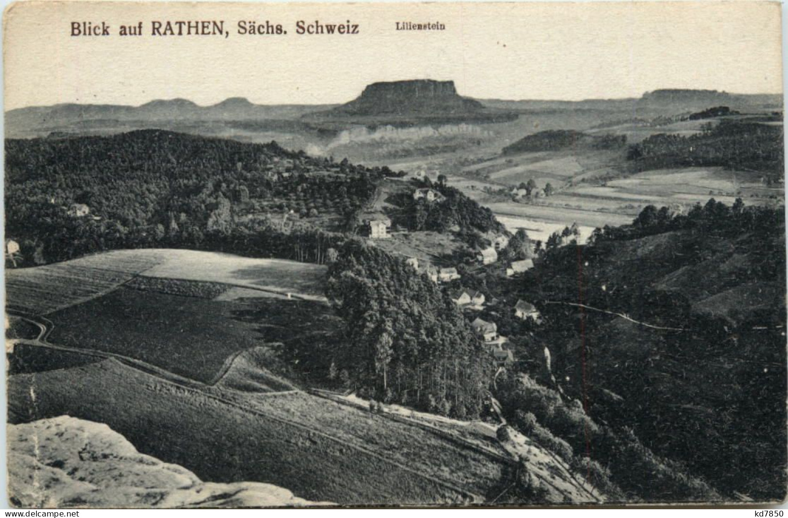 Rathen, Sächs. Schweiz, Lilienstein - Rathen