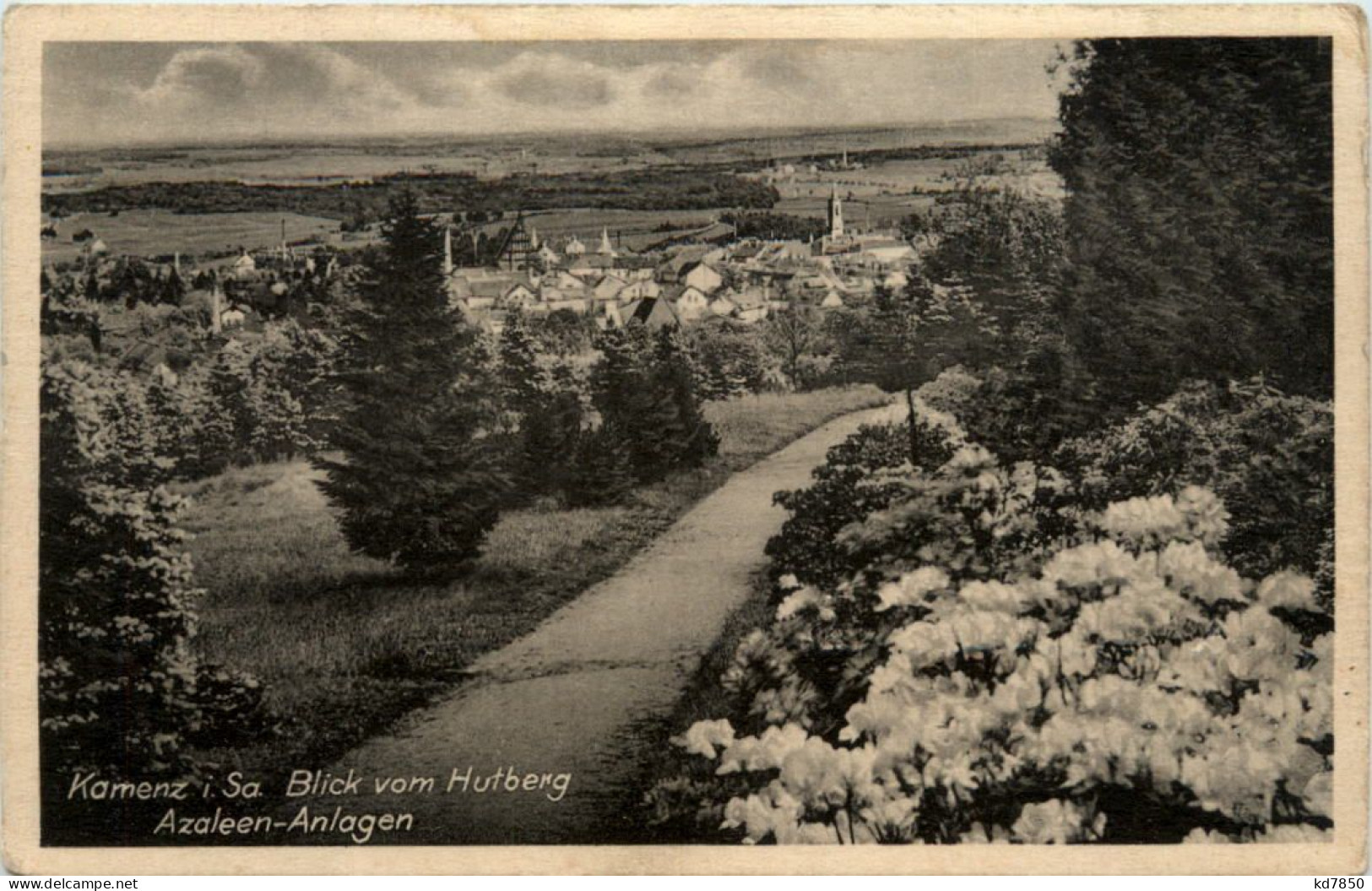 Kamenz I.Sa., Blick Vom Hutberg, Azaleen-Anlagen - Kamenz