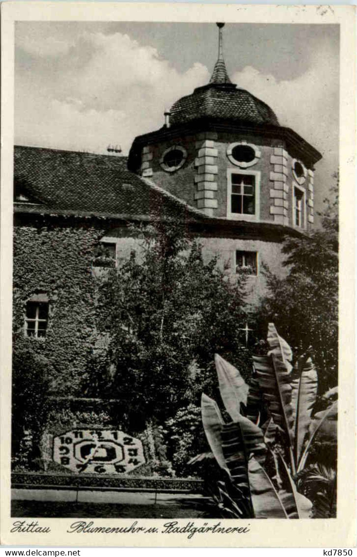 Zittau, Blumenuhr Und Stadtgärtnerei - Zittau