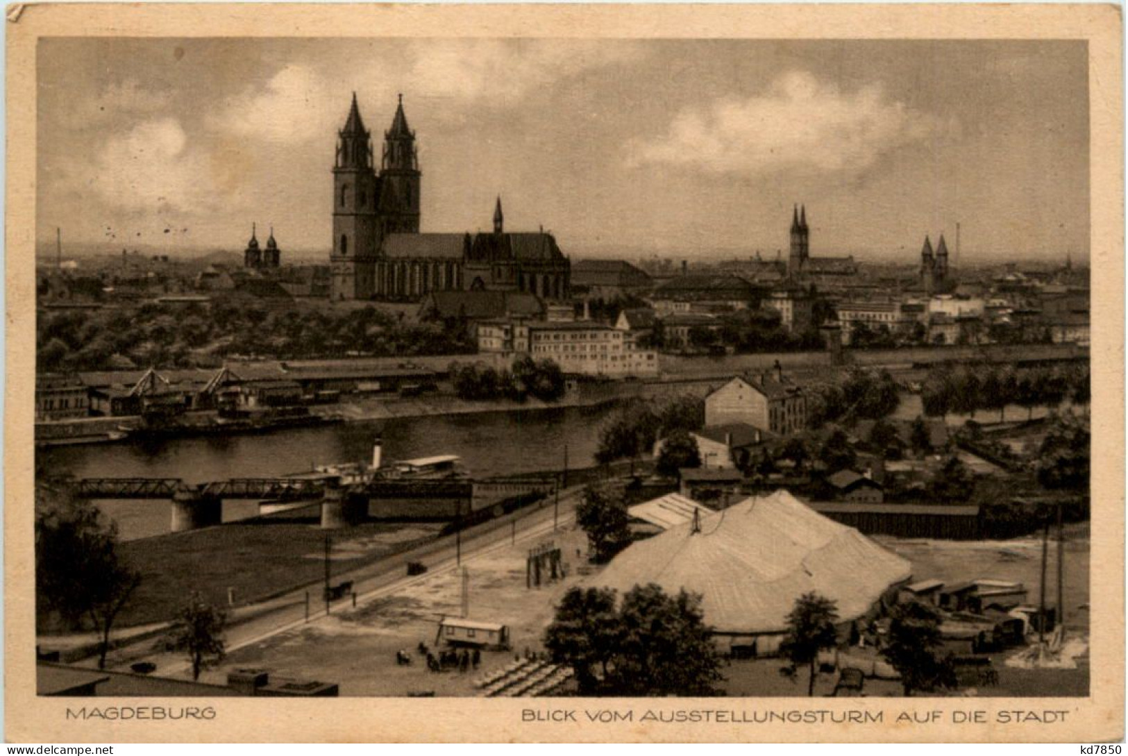 Magdeburg, Blick Vom Ausstellungsturm Auf Die Stadt - Magdeburg