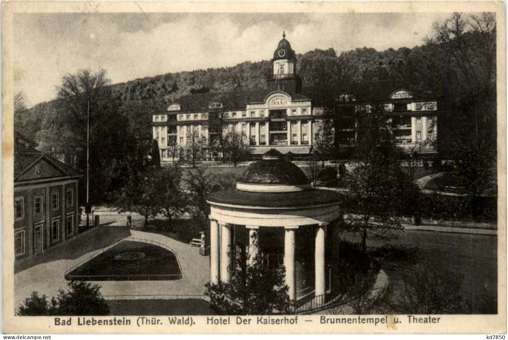 Bad Liebenstein, Hotel Der Kaiserhof, Brunnentempel U. Theater - Bad Liebenstein