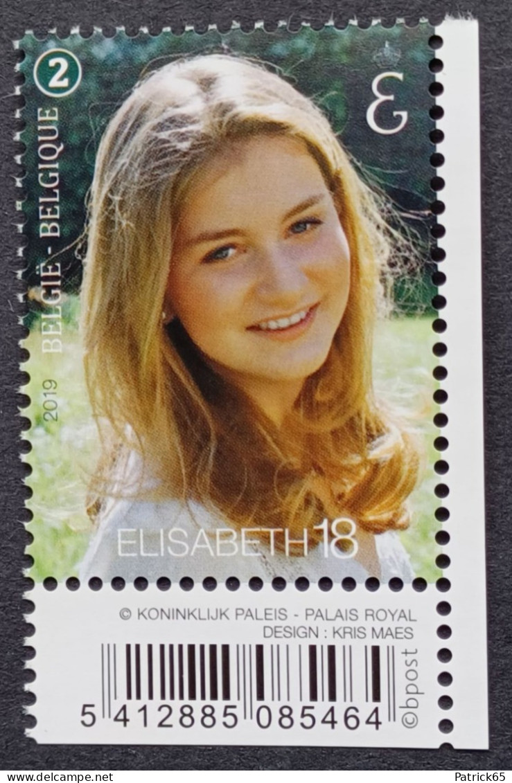 Belgie 2019 Prinses Elisabeth Obp.nr.4894  MNH -- Postfris - Unused Stamps