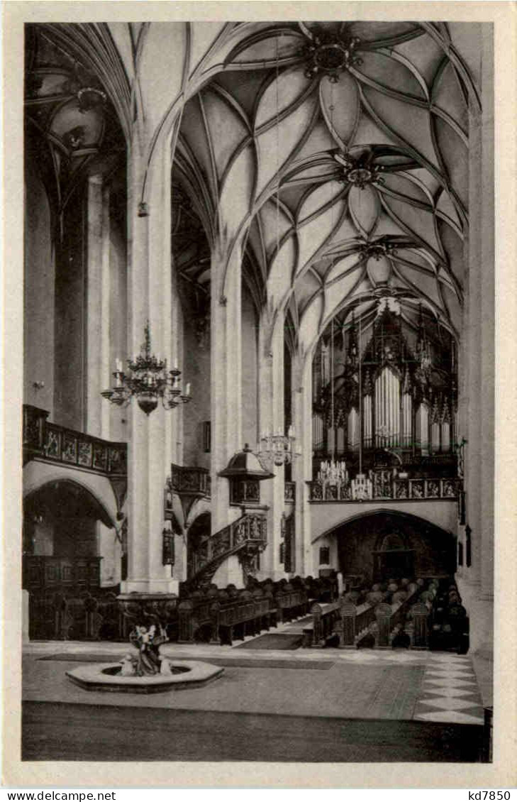 Annaberg, St. Annenkirche, Blick Vom Altarplatz Zur Orgel - Annaberg-Buchholz