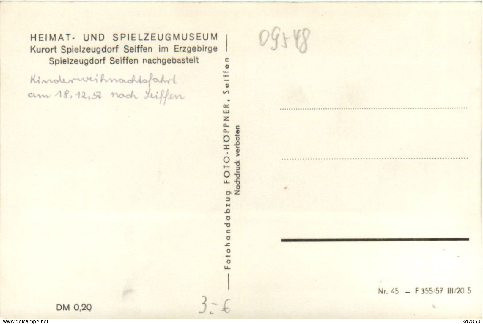 Kurort Seiffen, Heimat- Und Spielzeugmuseum - Seiffen