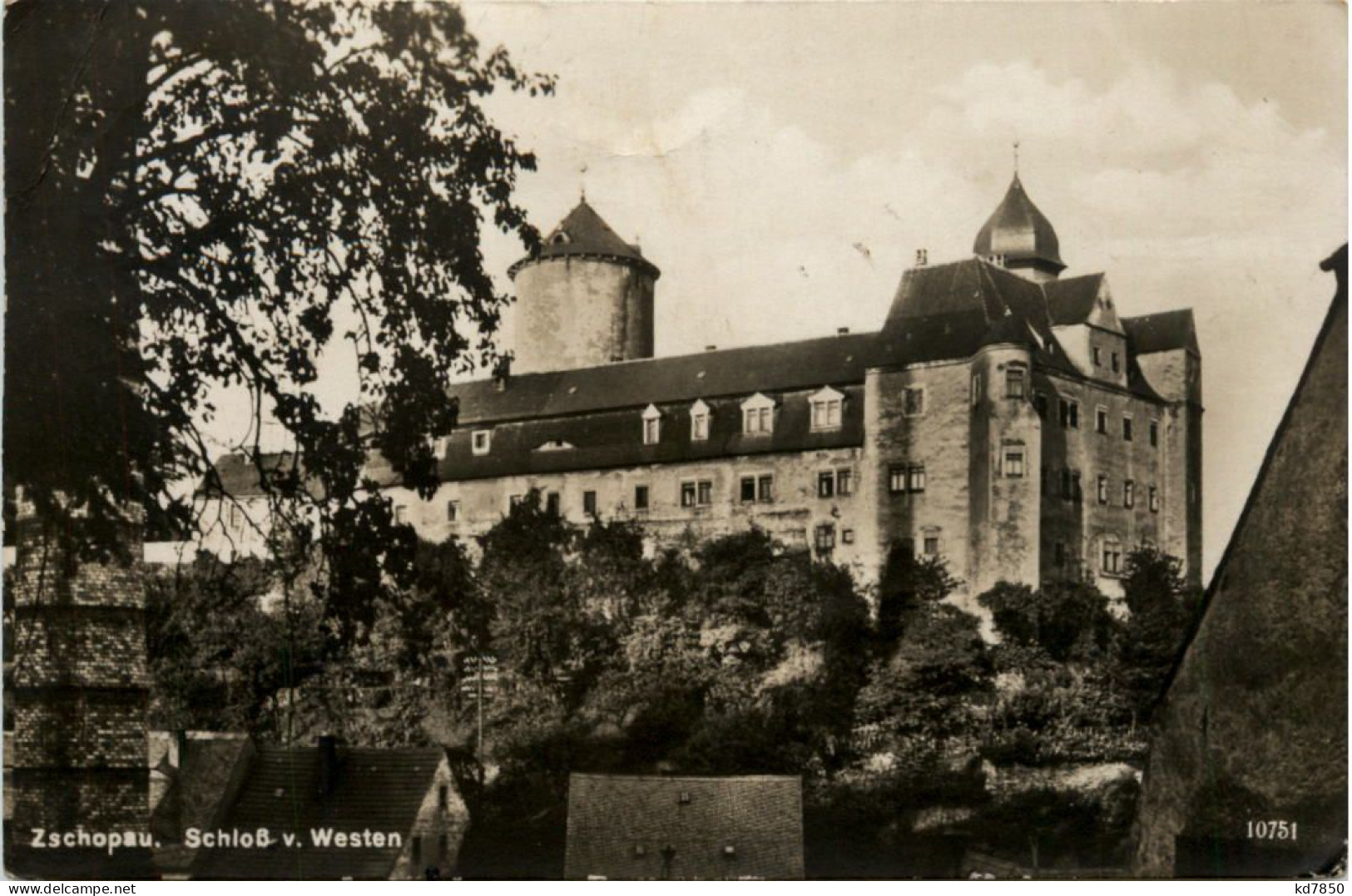 Zschopau, Schloss V. Westen - Zschopau