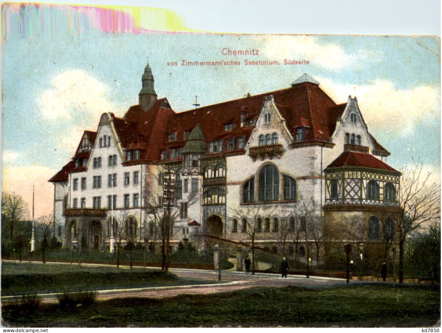 Chemnitz, Von Zimmermannsches Sanatorium, Südseite - Chemnitz (Karl-Marx-Stadt 1953-1990)