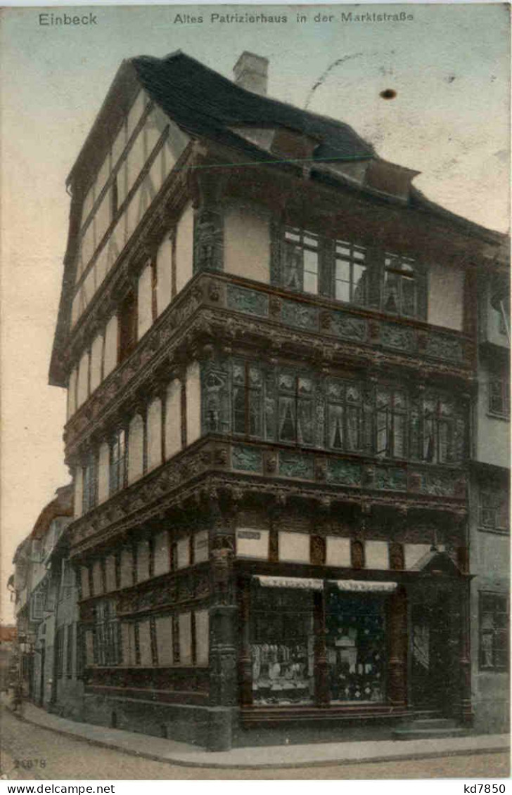 Einbeck, Altes Patrizierhaus In Der Marktstrasse - Einbeck