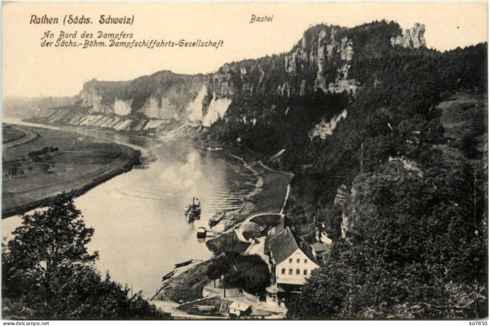 Rathen, Sächs. Schweiz, Bastei - Rathen