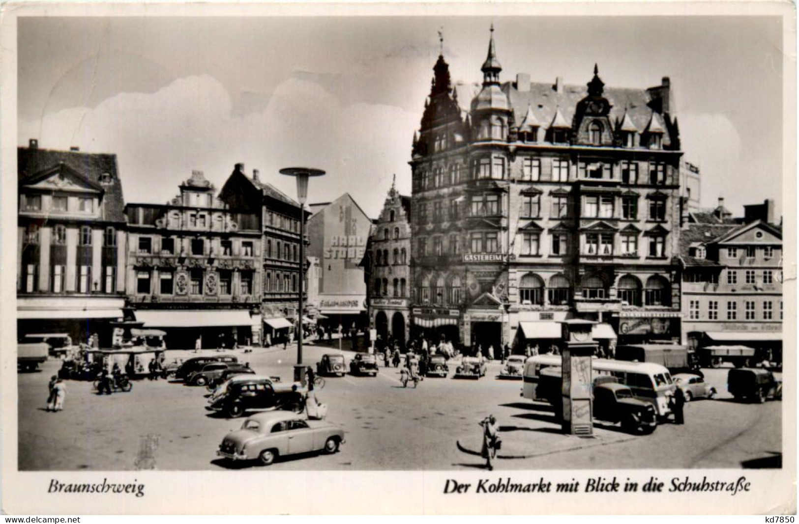 Braunschweig, Der Kohlmarkt Mit Blick In Die Schuhstrasse - Braunschweig