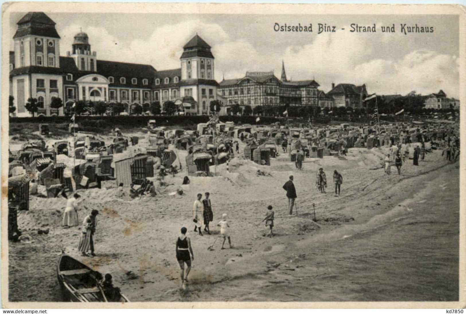 Seebad Binz, Strand Und Kurhaus - Ruegen