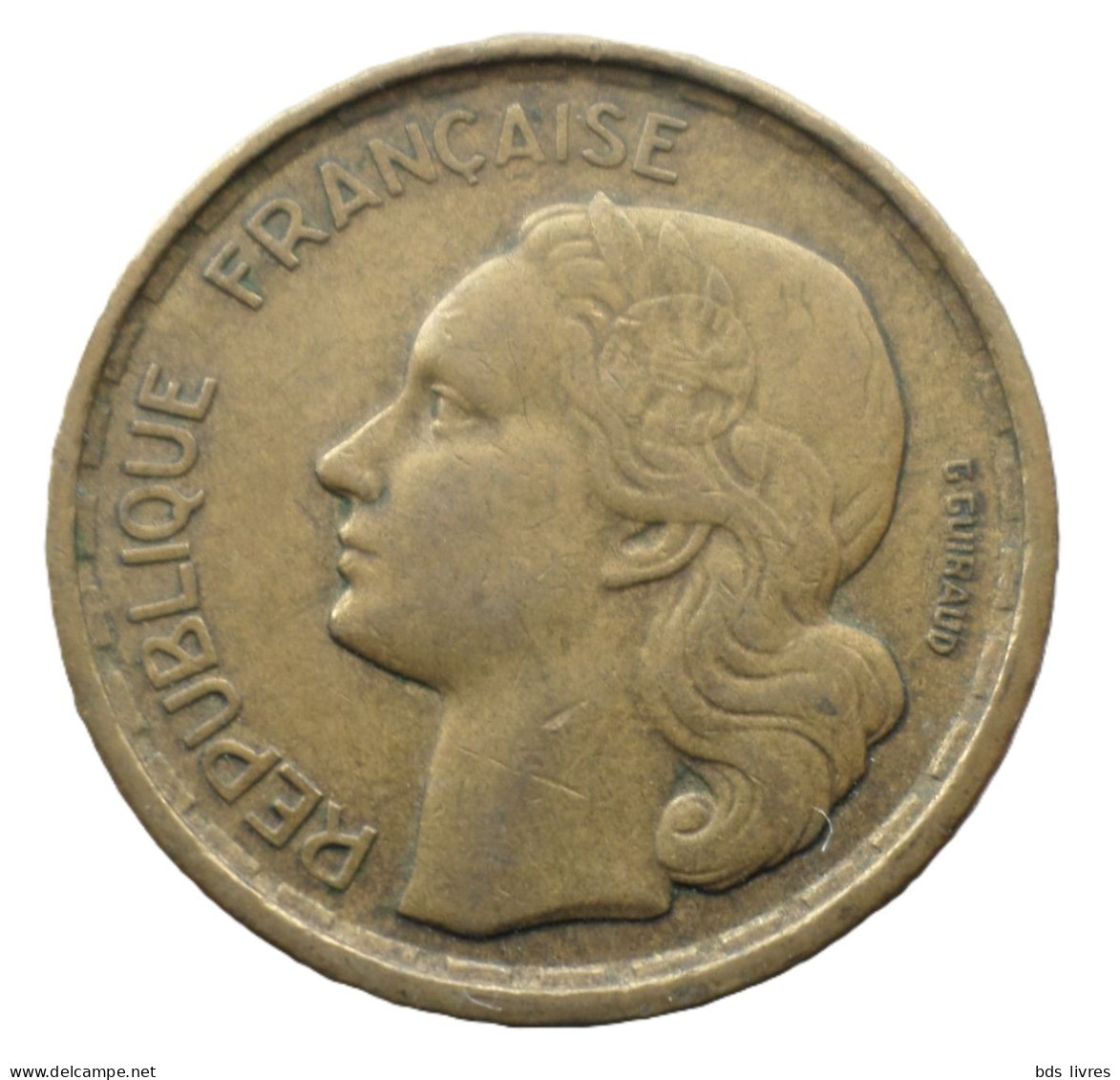 FRANCE.... 10 Francs Guiraud 1952 - Pièce Non Nettoyée - Et Patinée (voir Images) - 10 Francs