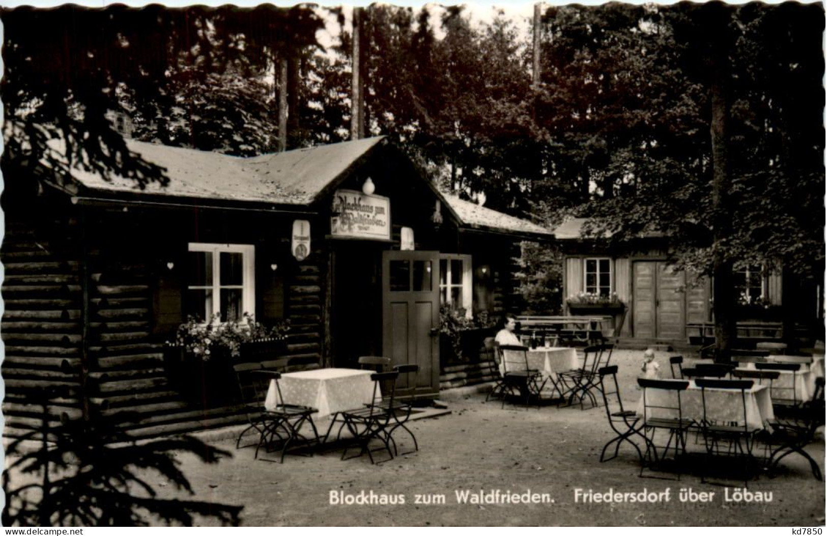 Löbau-Friedensdorf, Blockhütte Zum Waldfrieden - Loebau