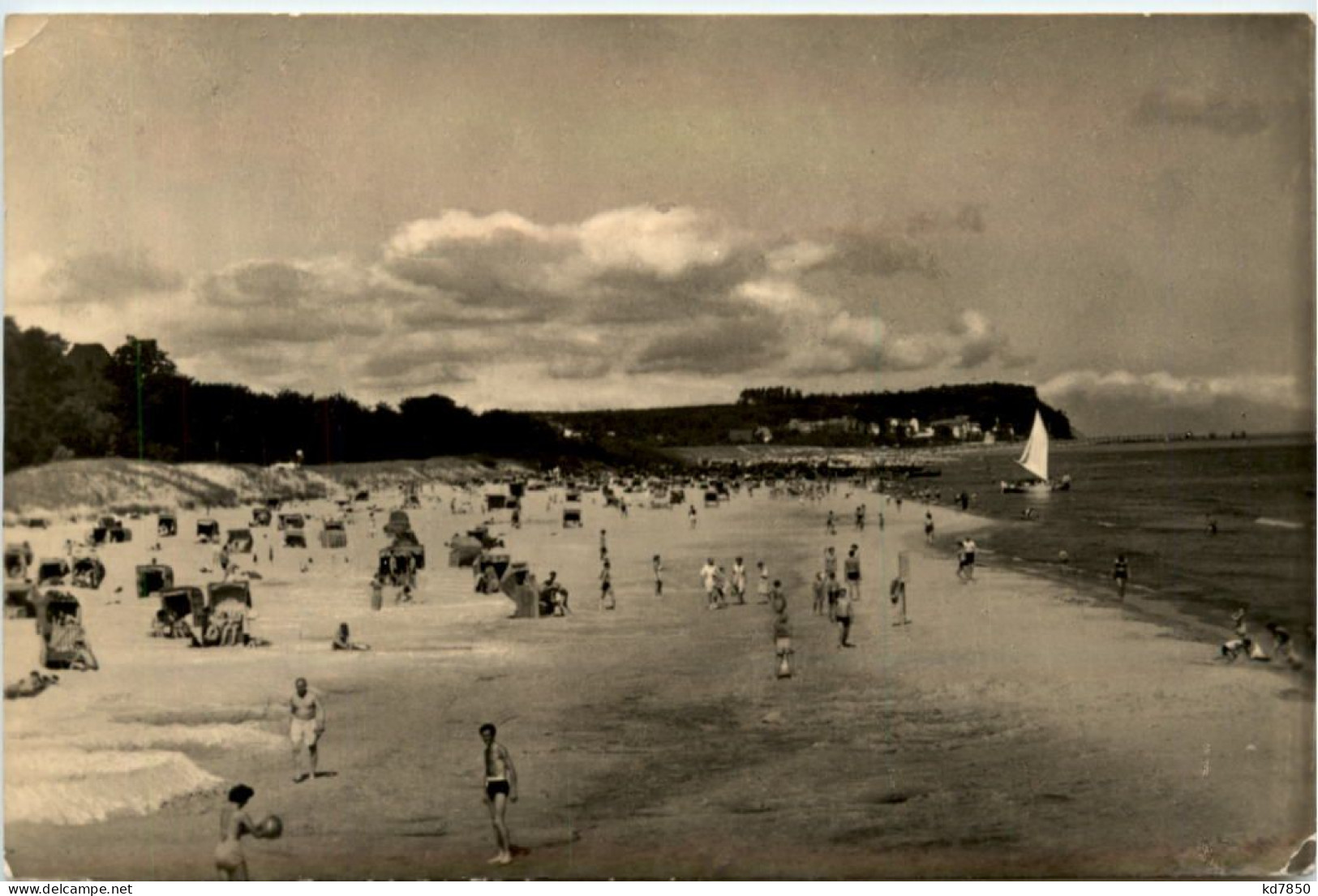 Seebad Heringsdorf, Strand Mit Blick Nach Bansin - Usedom