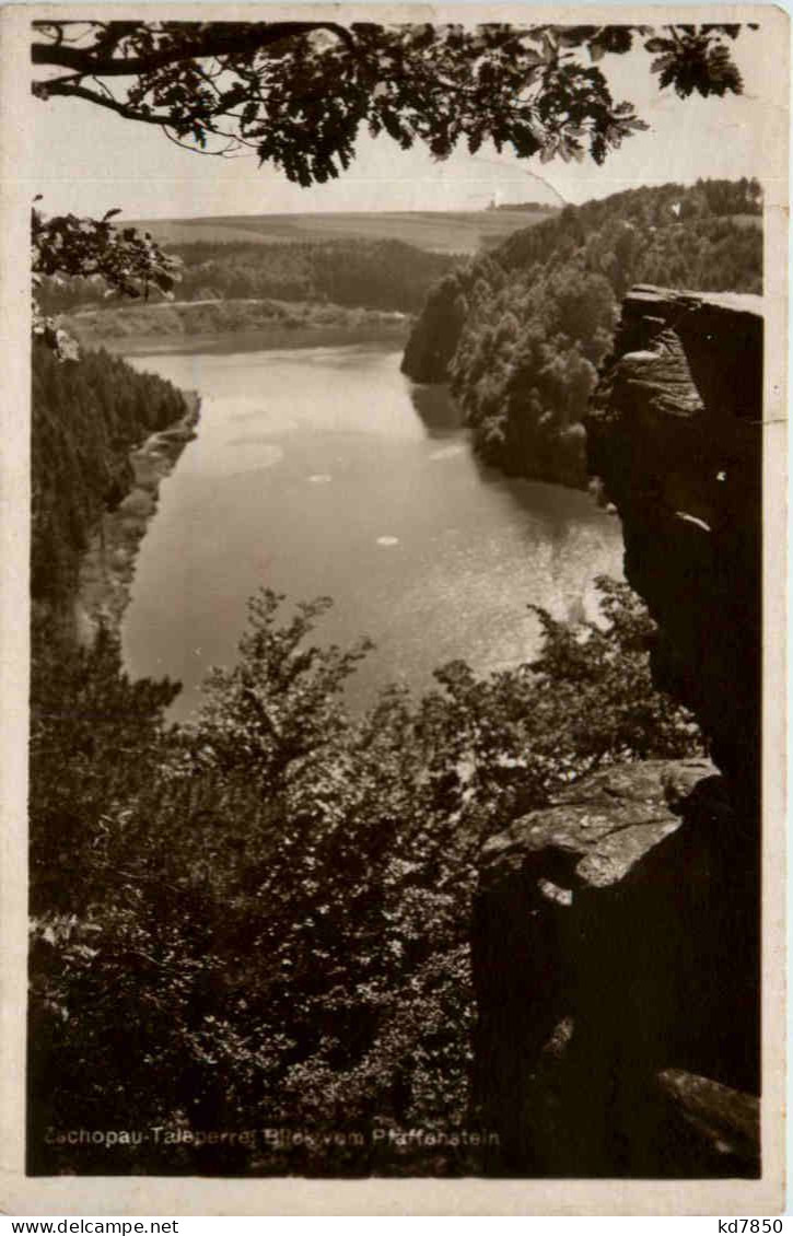 Zschopau, Talsperre, Blick Vom Pfaffenstein - Zschopau