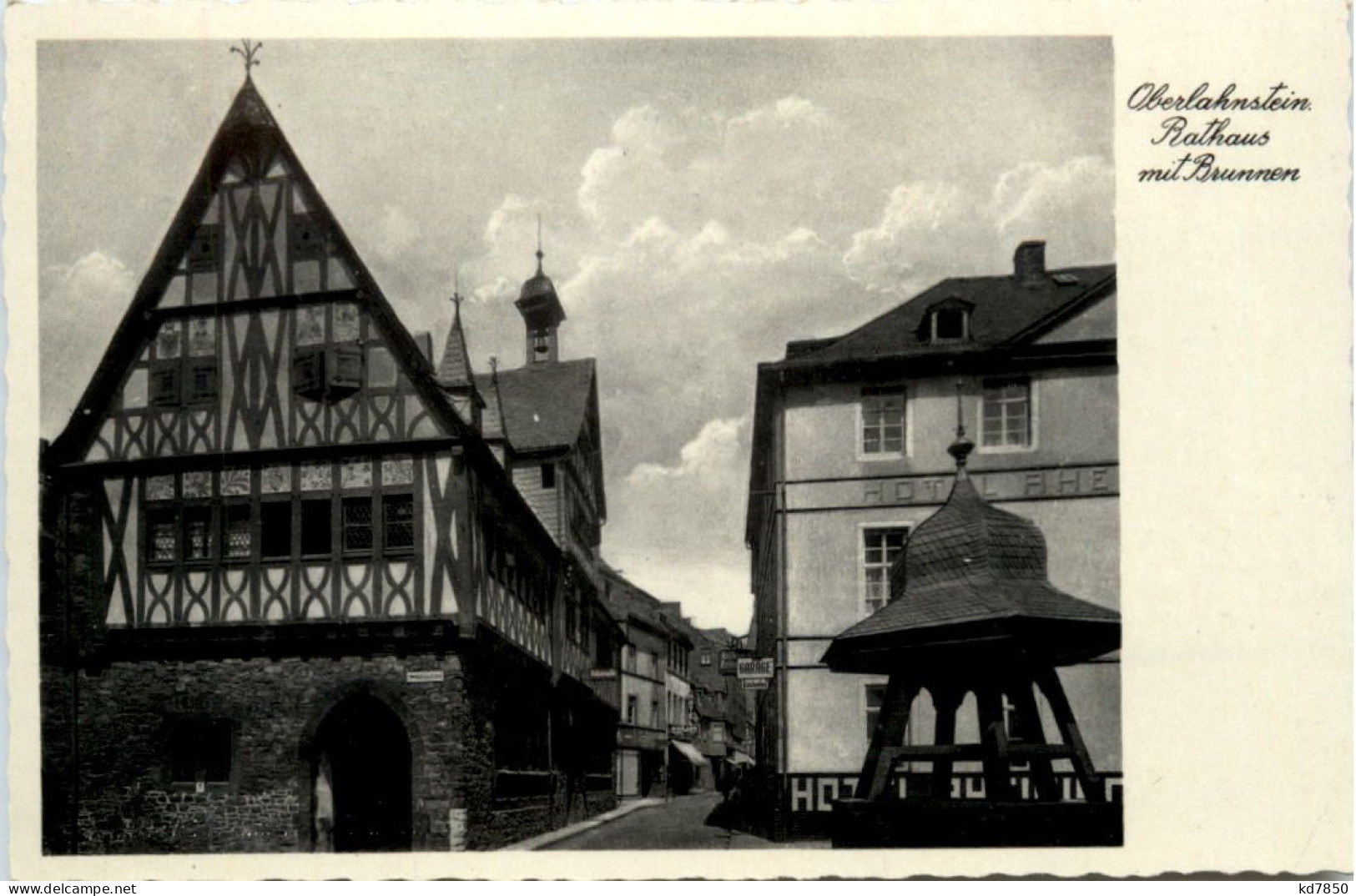 Oberlahnstein, Rathaus Mit Brunnen - Lahnstein