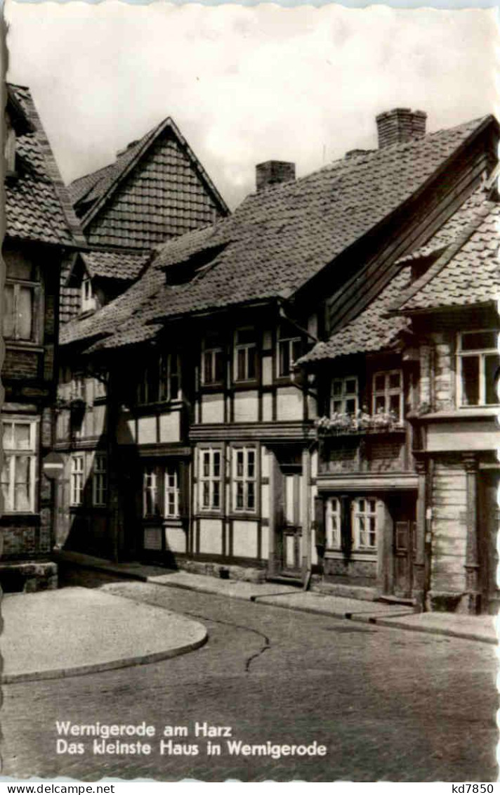 Wernigerode Am Harz, Das Kleinste Haus In Wernigerode - Wernigerode