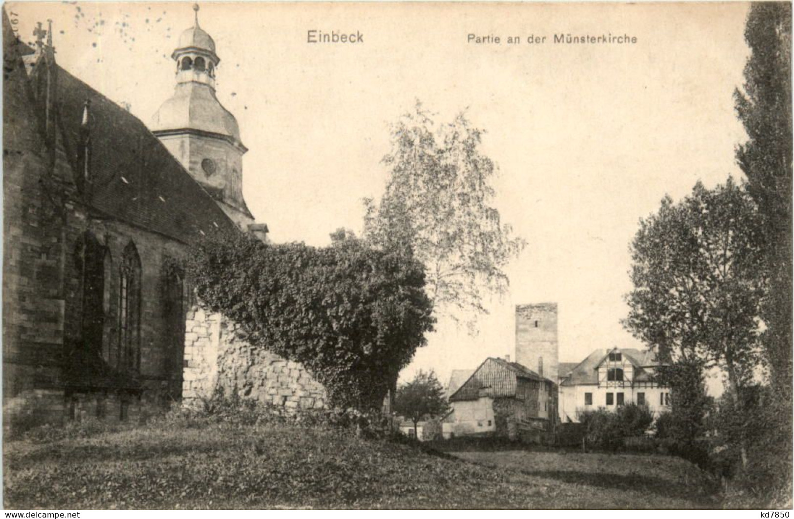 Einbeck, Partie An Der Münsterkirche - Einbeck