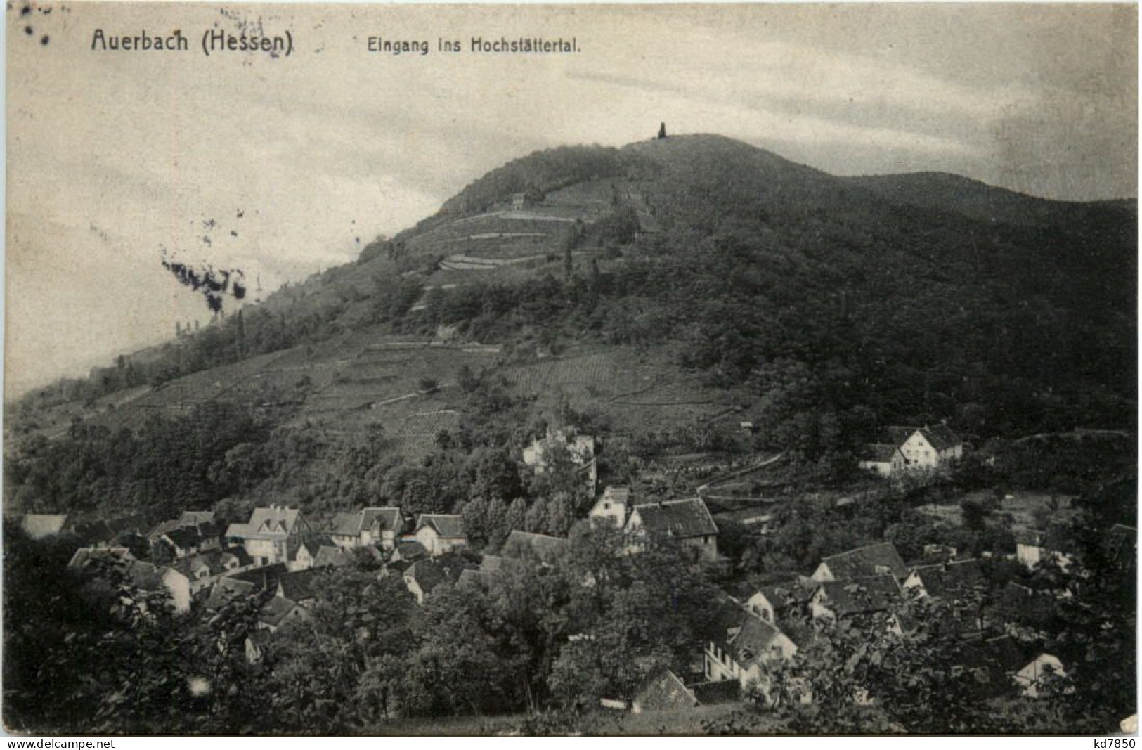 Auerbach Hessen, Eingang Ins Hochstättertal - Bensheim