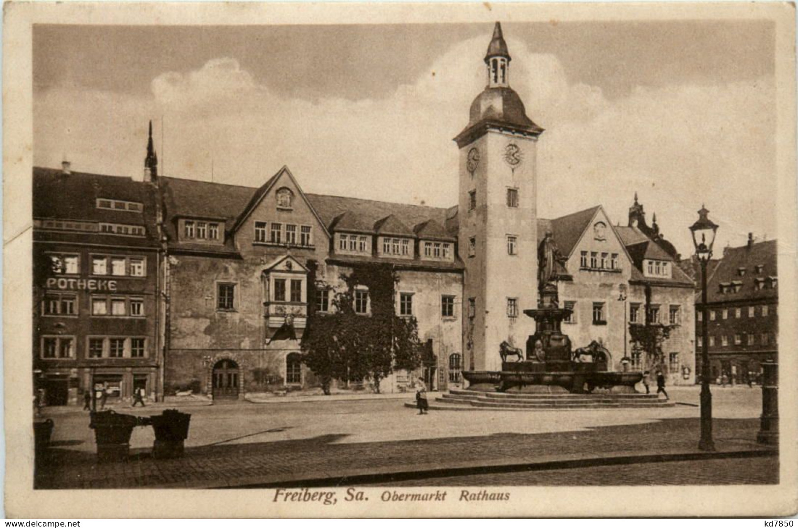 Freiberg, Obermarkt, Rathaus - Freiberg (Sachsen)